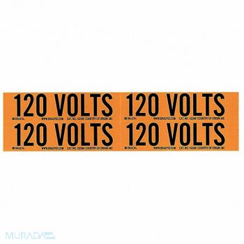 BRADY Conduit and Voltage Sign and Labels PK5, 61TJ52