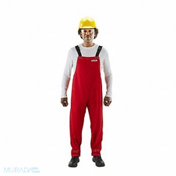 ALPHATEC K3049 Bib Overall Chemical Resistant Red 4XL, 61TL36