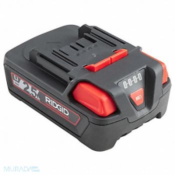 RIDGID Battery Li-Ion 2.5 Ah 18VDC, 61UM25
