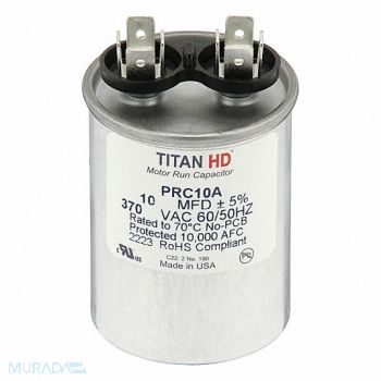 TITAN HD Round Motor Run Capacitor 370VAC, 61UN71
