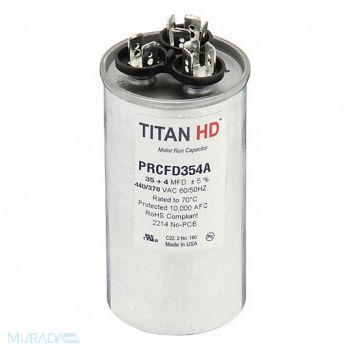 TITAN HD Round Motor Dual Run Capacitr 440-370VAC, 61UN87