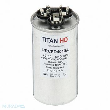 TITAN HD Round Motor Dual Run Capacitr 440-370VAC, 61UN89