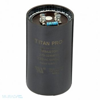 PACKARD Round Motor Start Capacitor w/Resistor, 61UP14