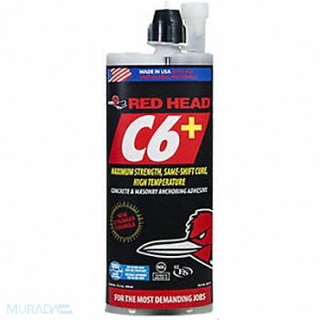 RED HEAD Epoxy Anchor Cartridge 2 1 Ratio, 61UU02