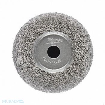 MILWAUKEE Buffing Wheel 2 1/2 Dia Flared Design, 61UU52