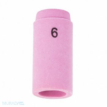 LINCOLN ELECTRIC LINCOLN No6 TIG Weld Alumina Std Nozzle, 61VA40
