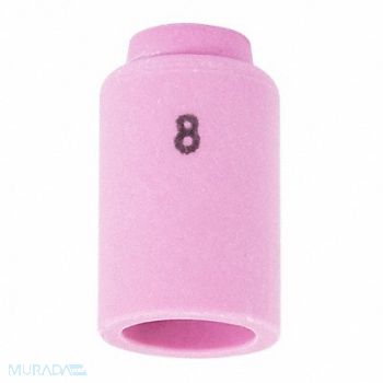 LINCOLN ELECTRIC LINCOLN No8 TIG Weld Alumina Std Nozzle, 61VA42