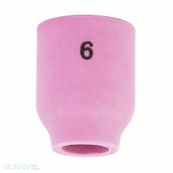 LINCOLN ELECTRIC LINCOLN No6 TIG Weld Alumina Std Nozzle, 61VA51