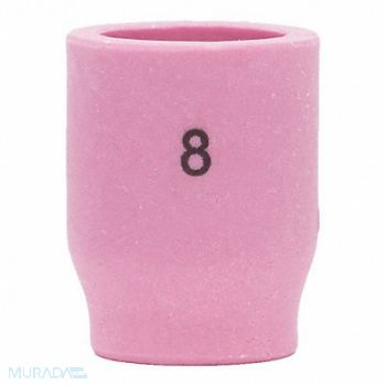 LINCOLN ELECTRIC LINCOLN No8 TIG Weld Alumina Std Nozzle, 61VA53