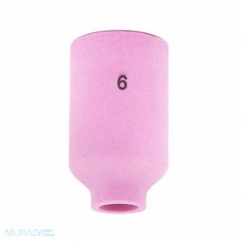 LINCOLN ELECTRIC LINCOLN No6 TIG Weld Alumina Std Nozzle, 61VA57