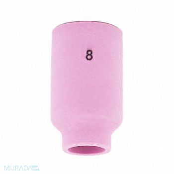 LINCOLN ELECTRIC LINCOLN No8 TIG Weld Alumina Std Nozzle, 61VA59