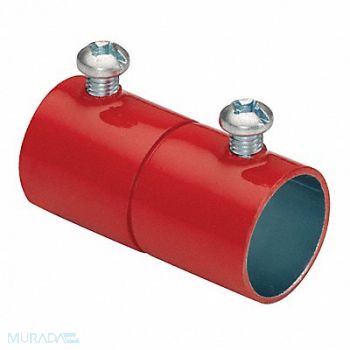 BRIDGEPORT FITTINGS Set Screw Coupling EMT Steel 4 Trade, 61VC99