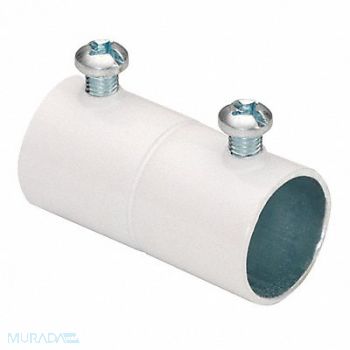 BRIDGEPORT FITTINGS Set Screw Coupling EMT Steel 4 Trade, 61VD10