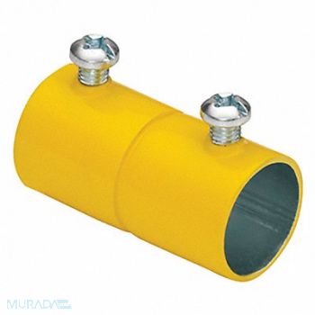 BRIDGEPORT FITTINGS Set Screw Coupling EMT Steel 4 Trade, 61VD20