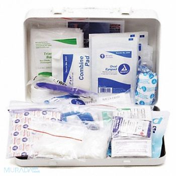 MEDI-FIRST ANSI Standard 10 Person Metal Kit, 62UM11