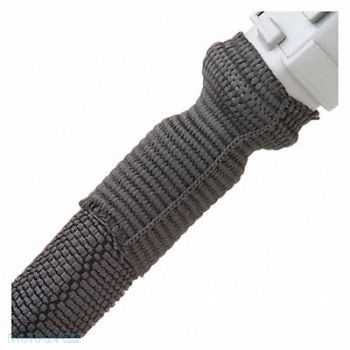 TECHFLEX Fabric Shrink Tubing 2 1 .79 Black 10ft, 62WP21