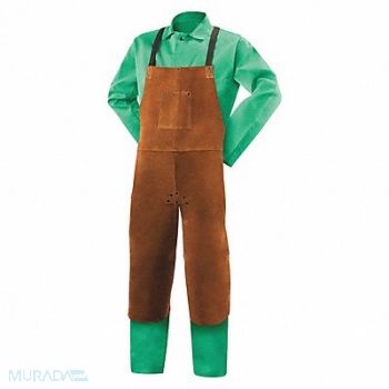 STEINER Cowhide Welding Split Leg Bib Apron 42, 62XT55