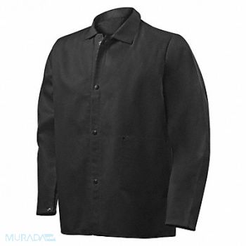 STEINER K7364 Cotton Jacket Flame Resist 30 Black M, 62XU29