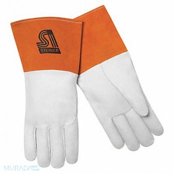 STEINER INDUSTRIES Welding Gloves TIG Application Beige PR, 56LX79