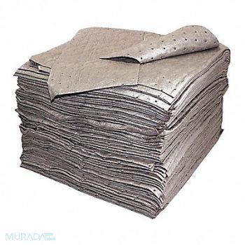 OIL EATER Pad Fine Fiber Unvrsl Heavy Gray 15 x18, 63AU23