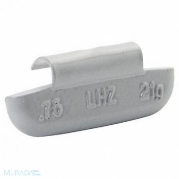 PLOMBCO Coated Zinc Clip-On Weight .75 oz.PK25, 63DW44