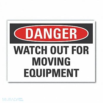 LYLE Danger Sign 7 in x 10 in Non-PVC Polymer, 455K01