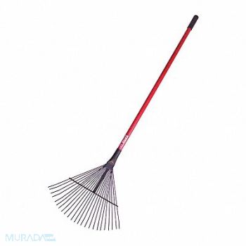 BULLY TOOLS Thatching and Leaf Rake 24 Tine Fiber, 642C18
