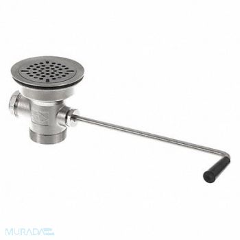 COMPONENT HARDWARE Twist Handle Drain 3-1/2 Sink Opening, 642V89