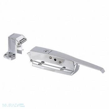COMPONENT HARDWARE Polished CP HD Walk-In Cooler Latch Lock, 643A39