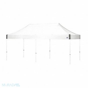 E-Z UP Endeavor Shelter 20x10 ft Aluminum Blac, 643N51