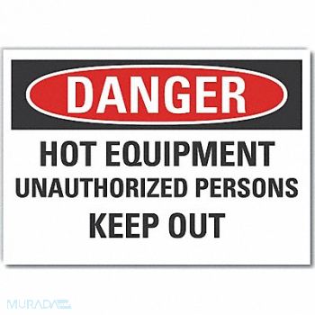LYLE Danger Sign 10in x 14in Non-PVC Polymer, 456F77