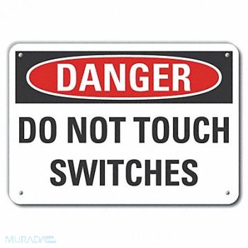 LYLE Machine Operation Danger Sign 10x14in, 64RN07