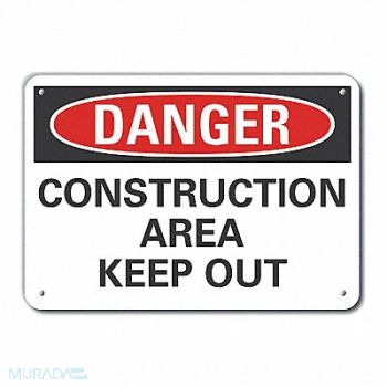 LYLE Danger Sign 7 in x 10 in Aluminum, 63KP23