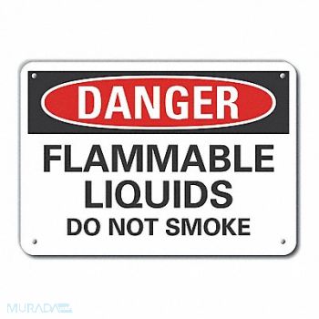 LYLE Flamm Liquid Danger Sign 10x14in Plastic, 64RP42