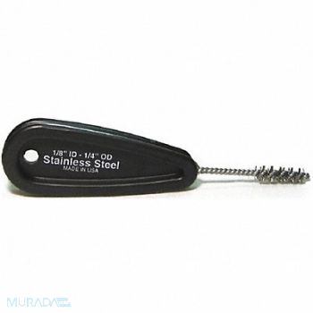 SCHAEFER BRUSH Fitting Brush 1/4 O.D. Plastic Hndl SS, 64XV53