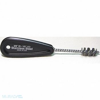 SCHAEFER BRUSH FittingBrush 1/2 O.D. Plastic Hndl SS, 64XV55