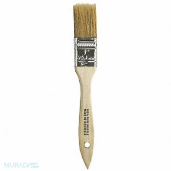 SCHAEFER BRUSH Bristle Chip Brush 1 W White, 64YA35