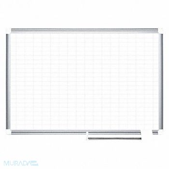 MASTERVISION Magnetic Planner Board Kit 1x2 ft.Grid, 64ZZ73