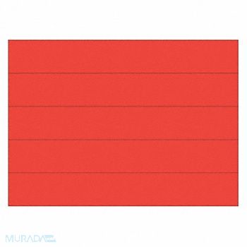 MASTERVISION Magnetic Tape Strips 7/8 x6 Red PK25, 65AA16