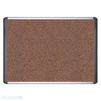 MASTERVISION Tech Cork Board 3 ft.x4ft. Alum Frame, 65AA29