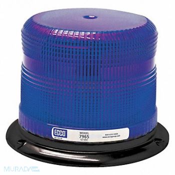 PULSE II Led Beacon Low Prof 12-24Vdc Blue, 65CF73