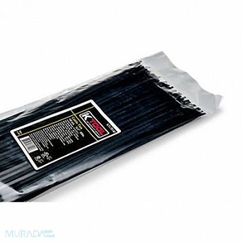 TRITON PRODUCTS Wire Tie Black 14 50 lb.Tensile PK100, 65DE87