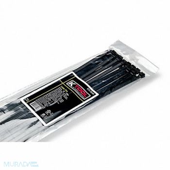 TRITON PRODUCTS Wire Tie Black 24 175 lb.Tensile PK25, 65DE89