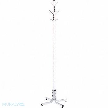 SAFCO Costumer Coat Rack Tree 4 Double Hooks, 65KP12