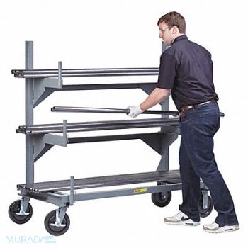 LITTLE GIANT Mobile Cantilever Rack 30x60 4000 lb., 65LN94