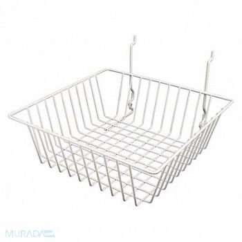ECONOCO Grid Small Basket 12 x 12 White PK6, 65LU55