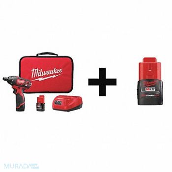 MILWAUKEE Cordless Screwdriver Kit 12.0V, 65MV68
