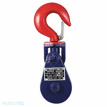 INDUSCO Snatch Hook Block 2T 3 3/8 W/R, 65RM03