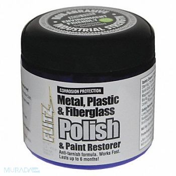 FLITZ INTERNATIONAL Fiberglass Paste Pol. Metal Plast 1 lb., 65UE62