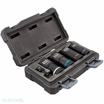 KLEIN TOOLS Metric Impact Socket Set 2-in-1, 807H23